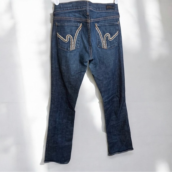 Citizens of Humanity Kelly Low Rise Y2K Stretch Distressed Boot Cut Jeans Sz 28 - Picture 1 of 4
